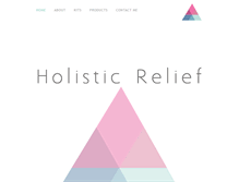 Tablet Screenshot of holistic-relief.com